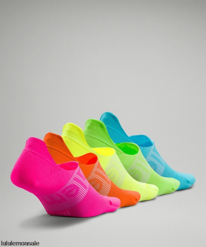 Lululemon Damen DELULU434 | Rainbow Power Stride No-show Sock With Active Grip 5 Pack Only Online